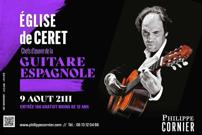 Récital de Philippe Cornier - Chefs d’Œuvre de la guitare espagnole