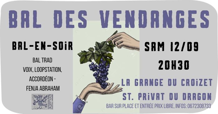 Affiche — Bal des Vendanges