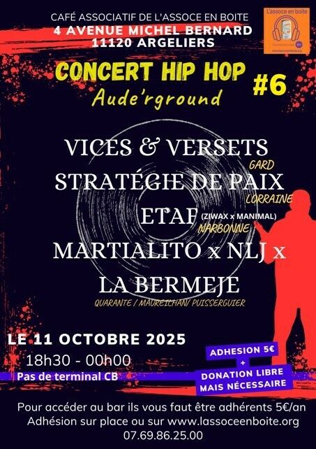 Concert Hip Hop Aude'rground #6