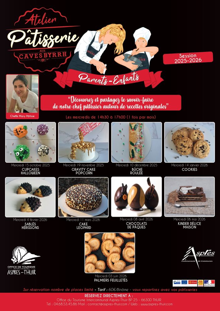 Atelier pâtisserie parent-enfant - palmiers feuilletés