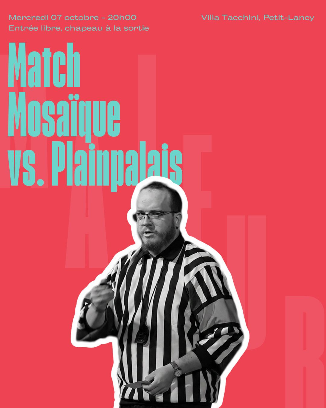 Match d'impro : Mosaïque vs Plainpalais