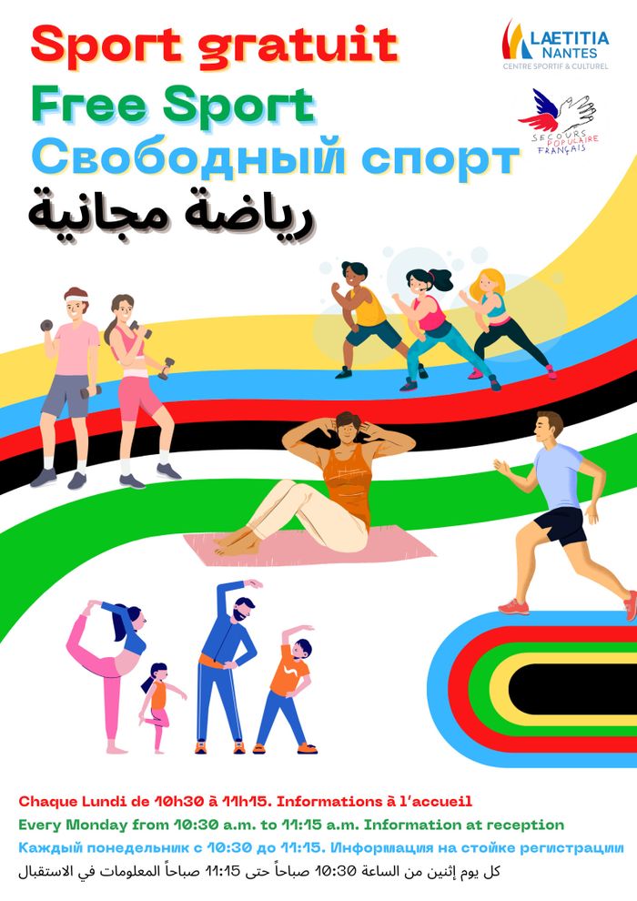 Fitness gratuit au secours populaire