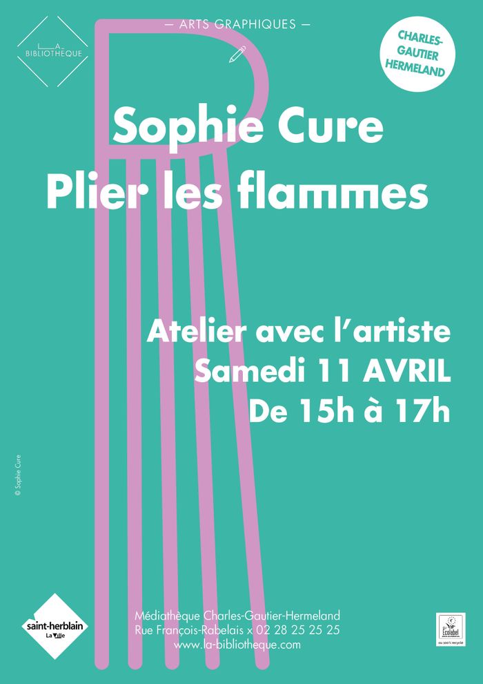 Sophie Cure "Plier les flammes" - Atelier