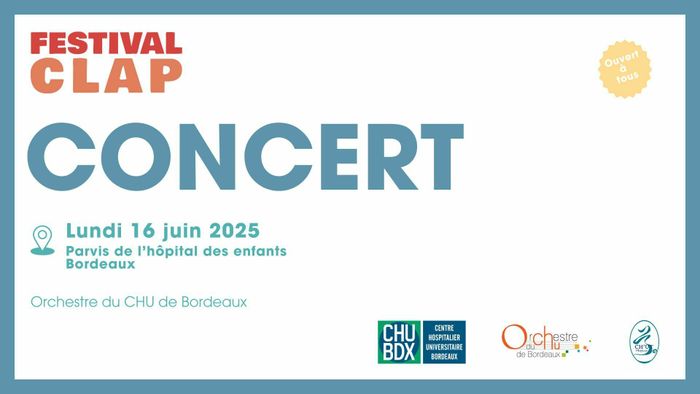 Concert avec l'orchestre du CHU de Bordeaux