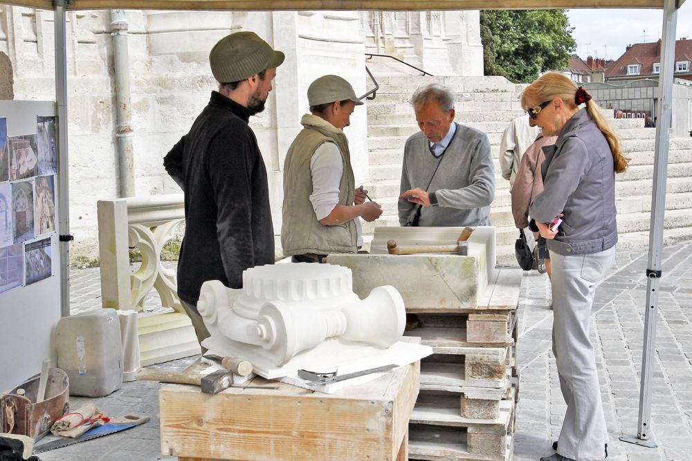 ATELIER DE DÉMONSTRATION de taille de pierre