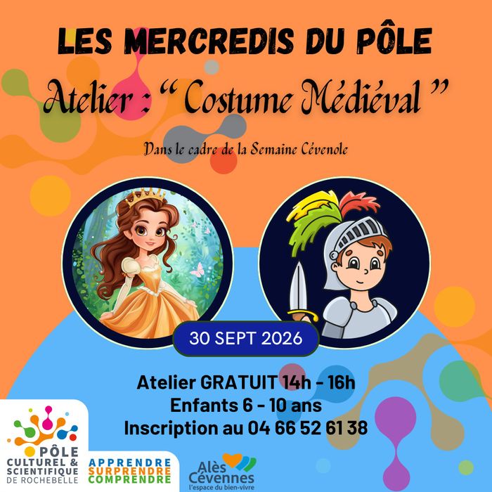 Les Mercredis du Pôle " Costume Médiéval "