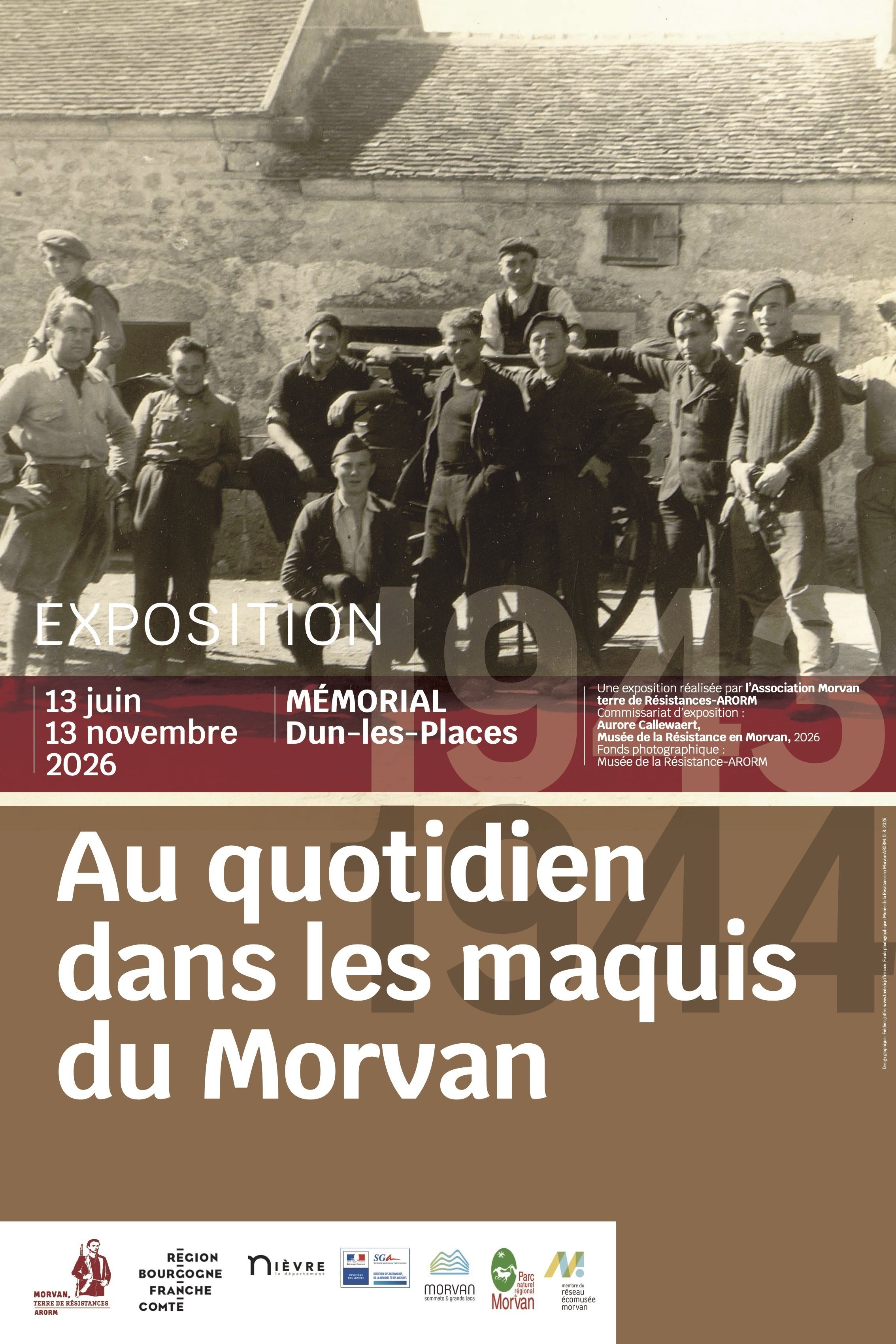 Au quotidien dans les maquis du Morvan, visite commentée de l'exposition
