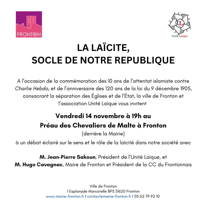 La laïcité, socle de notre République