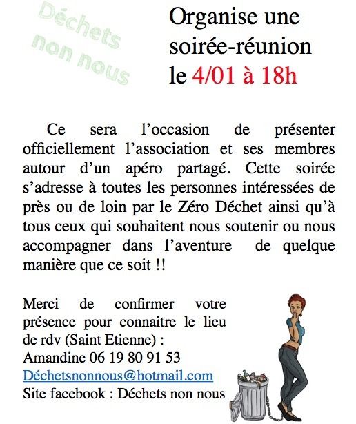 (réunion-rencontre) Soirée DECHETS NON NOUS