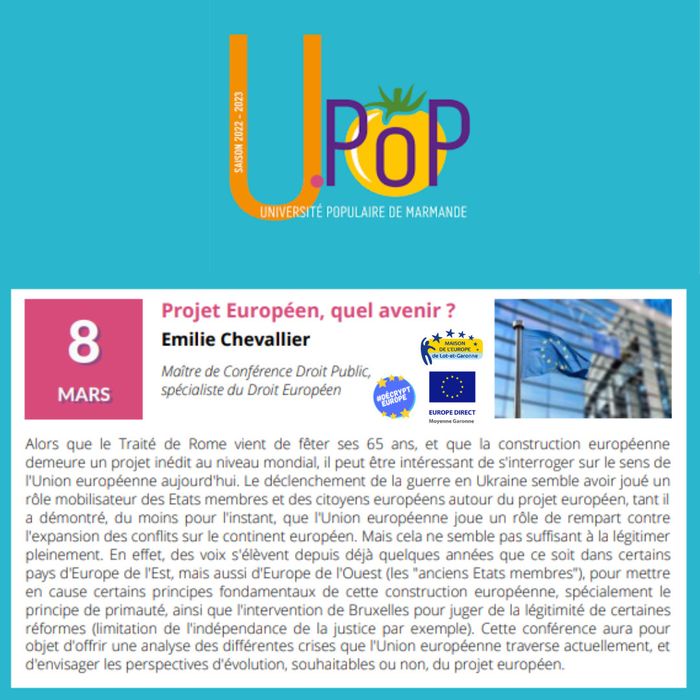 Participation à l'U.POP de Marmande