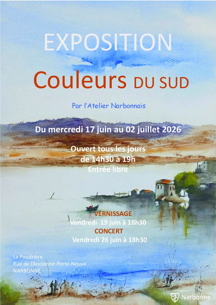 Expo "Couleur du sud" par l'atelier Narbonnais