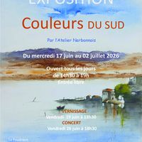 Expo "Couleur du sud" par l'atelier Narbonnais