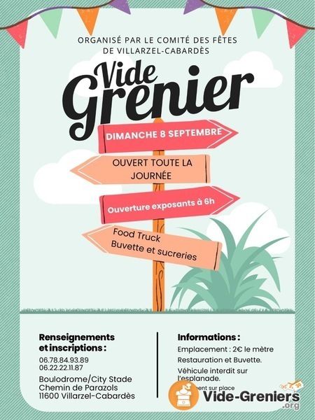 1er vide-grenier du Comité des Fêtes