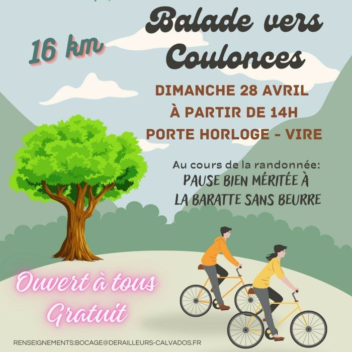 Parcours découverte à vélo vers Coulonces