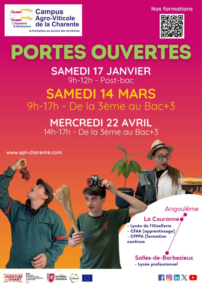 Journée Portes ouvertes de la 3ème au Bac +3