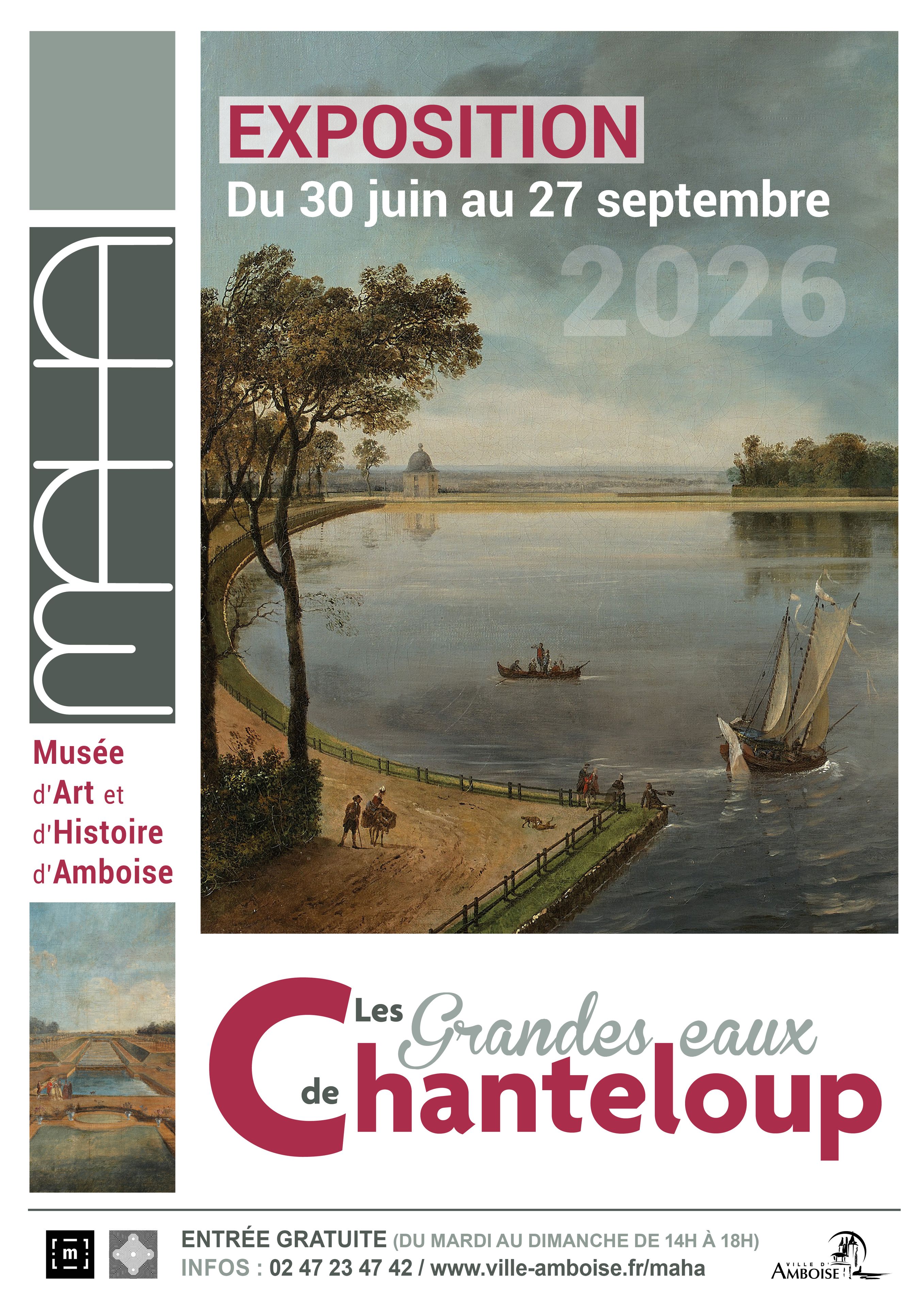Visite guidée de l'exposition "Les Grandes Eaux de Chanteloup"
