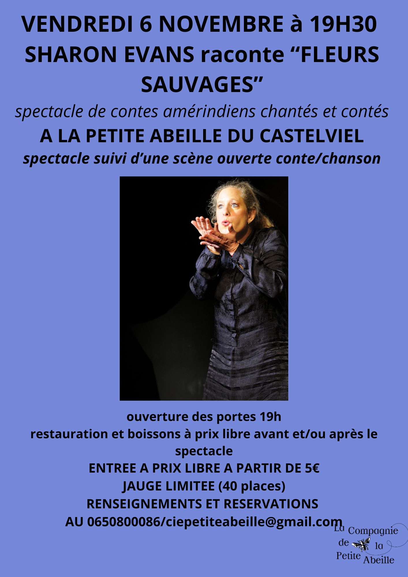 Veillee Contee: Sharon Evans Raconte Fleurs Sauvages