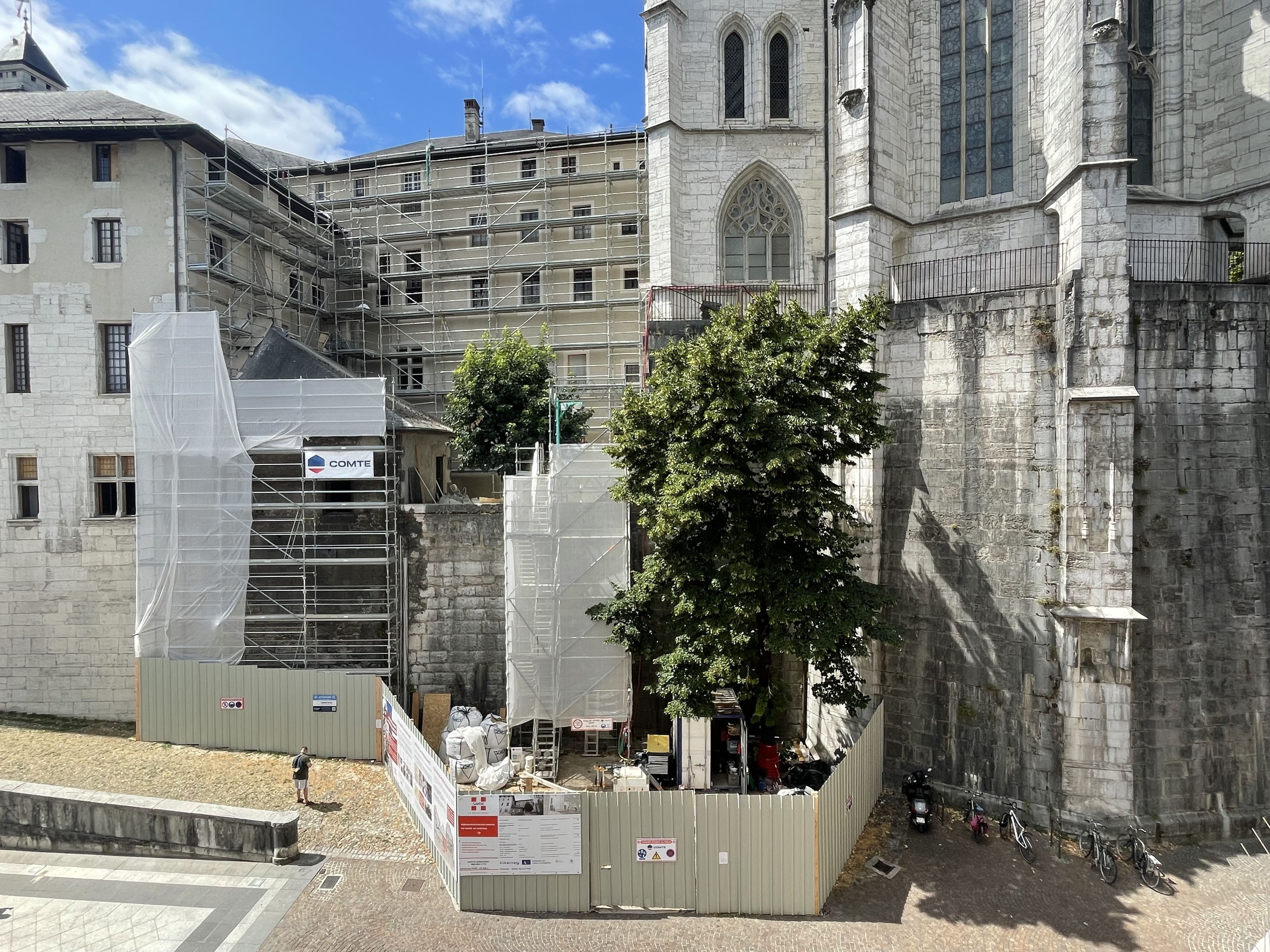 Visite guidée du chantier de rénovation de la Courette du Gouverneur