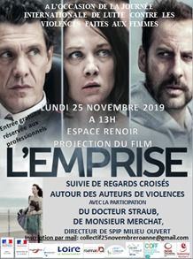 (projection-débat) L'EMPRISE Avec la participation du Docteur STRAUB et de Monsieur MERCHAT, directeur de SPIP milieu ouvert