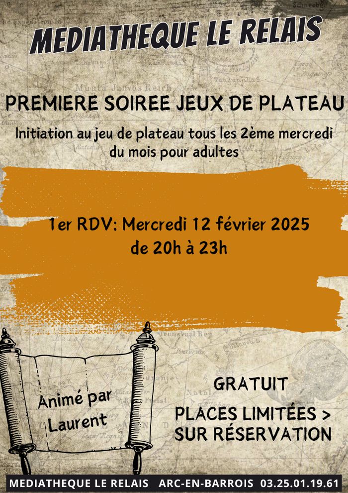 Soirée jeux de plateau