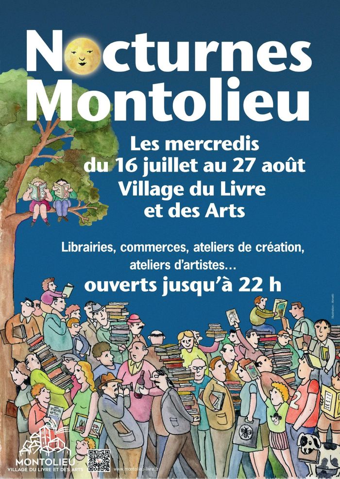 Nocturne Montolieu Village du Livre et des Arts