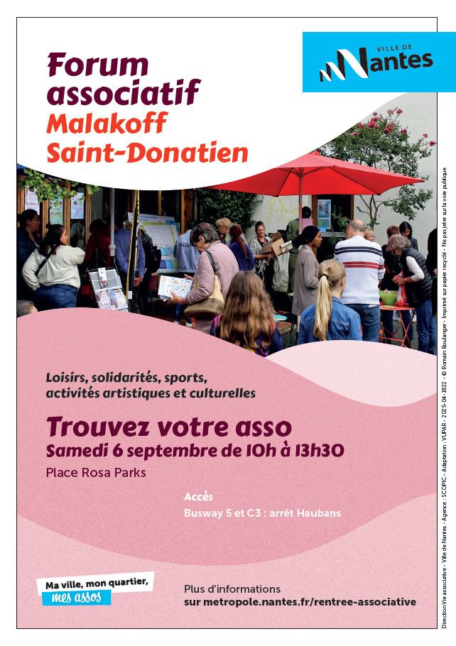 Forum des associations du quartier Malakoff–Saint-Donatien