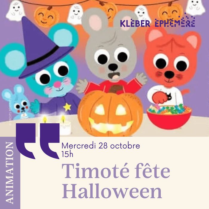 Animation jeunesse : Timoté fête Halloween