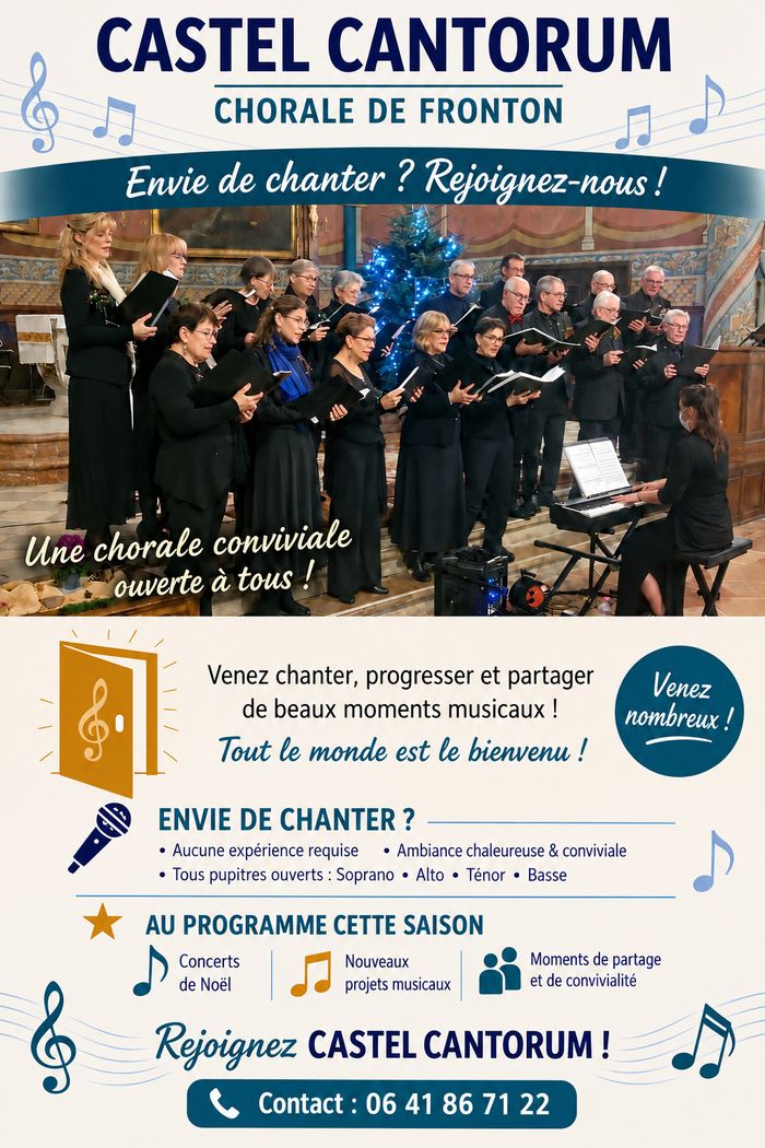 Activités de la chorale Castel Cantorum