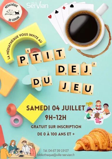P'tit Dej du Jeu – Servian
