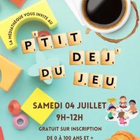 P'tit Dej du Jeu – Servian
