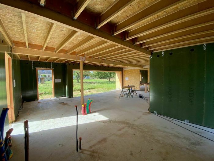 Visite d'un chantier de maison passive