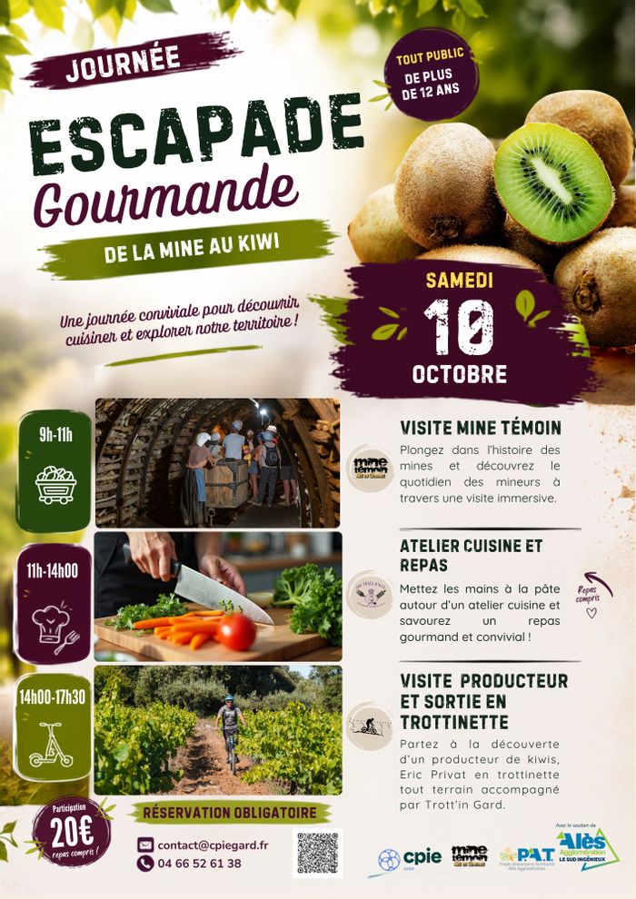 Journée Escapade Gourmande – De la mine au kiwi