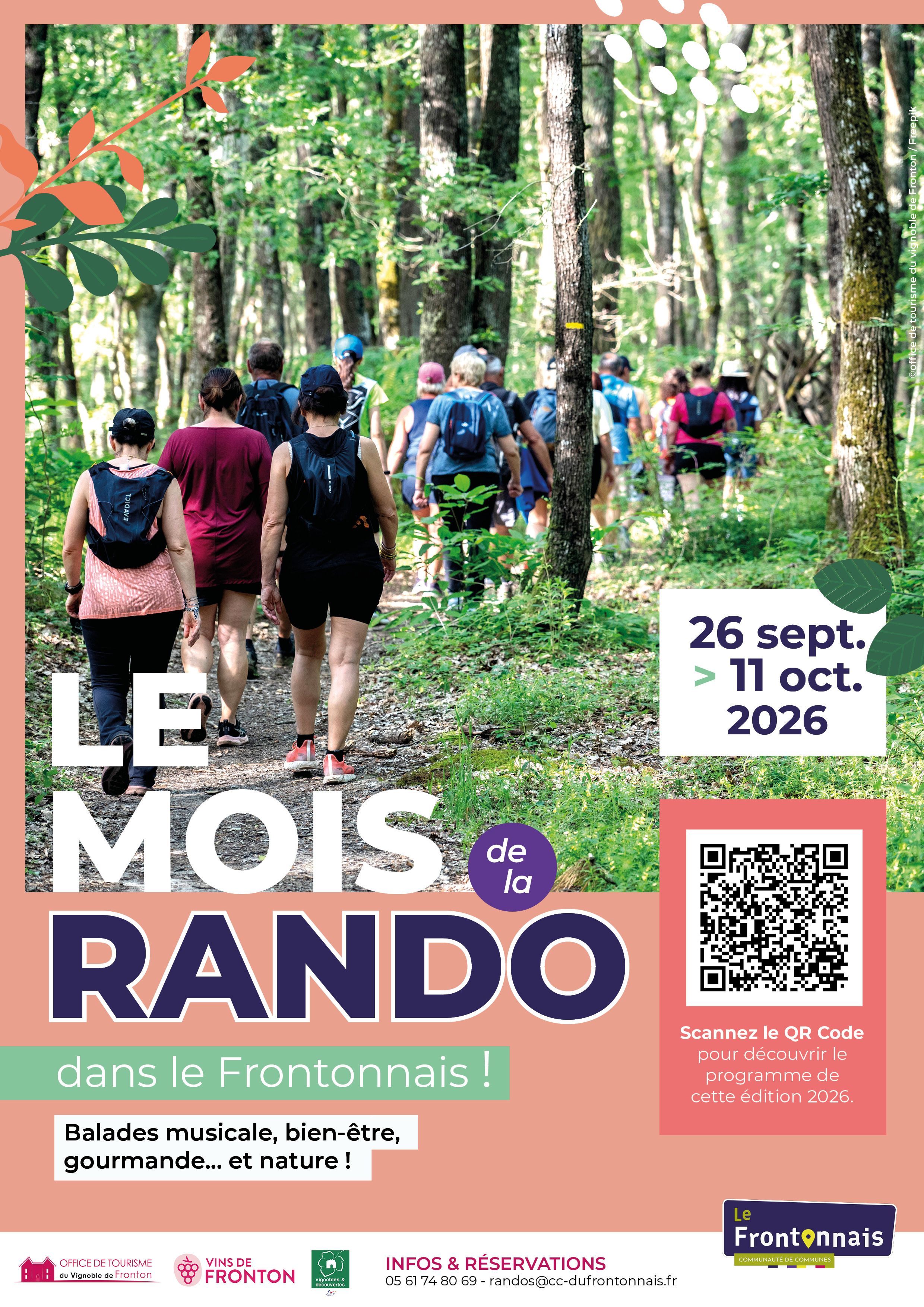 Tous à vos baskets pour le Mois de la Rando dans le Frontonnais !