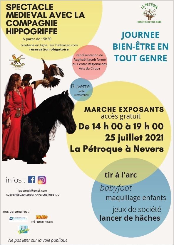 Spectacle médiéval et marché exposants