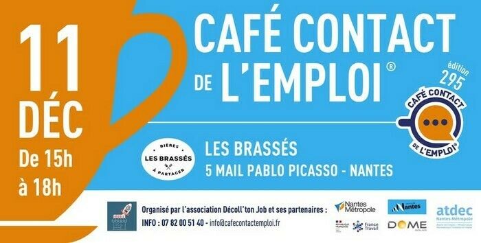 Café Contact de l'Emploi - avec l'association Décoll’ton Job