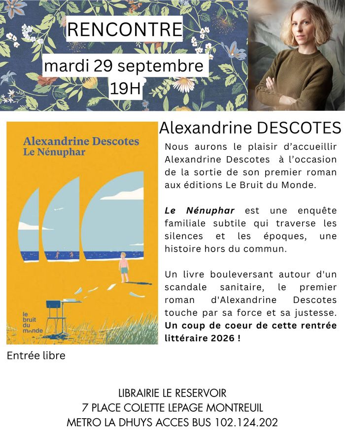 Rencontre avec Alexandrine Descotes !