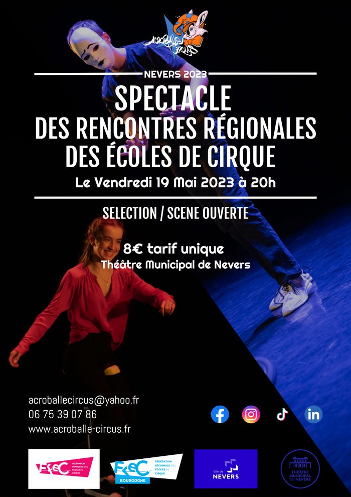 Spectacle des Rencontres Régionales des écoles de cirque de Bourgogne