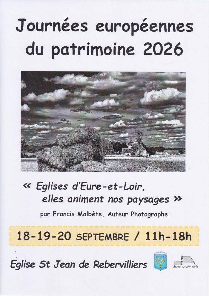 Exposition photos : églises d'Eure-et-Loir, elles animent nos paysages