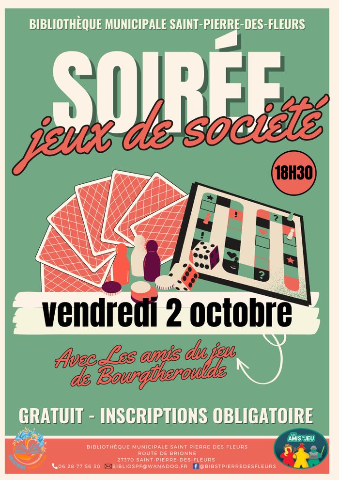 Soirée jeux de société