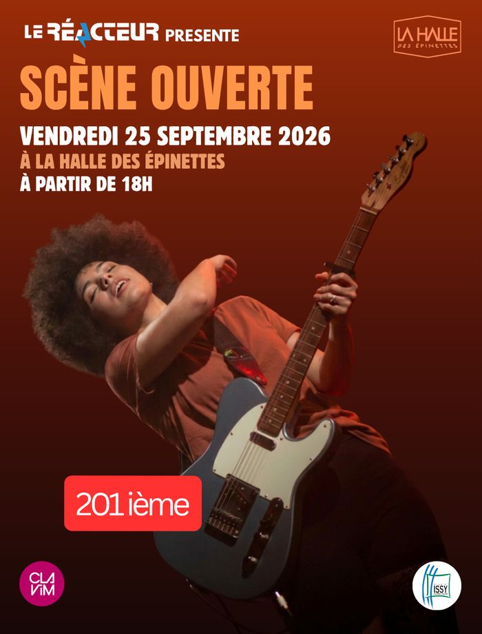 Affiche — Scène ouverte à la halle des Epinettes