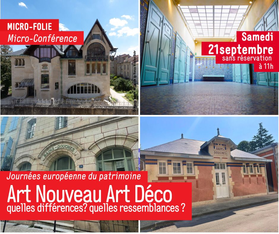 Art Nouveau Art déco : quelles différences ? quelles ressemblances ?
