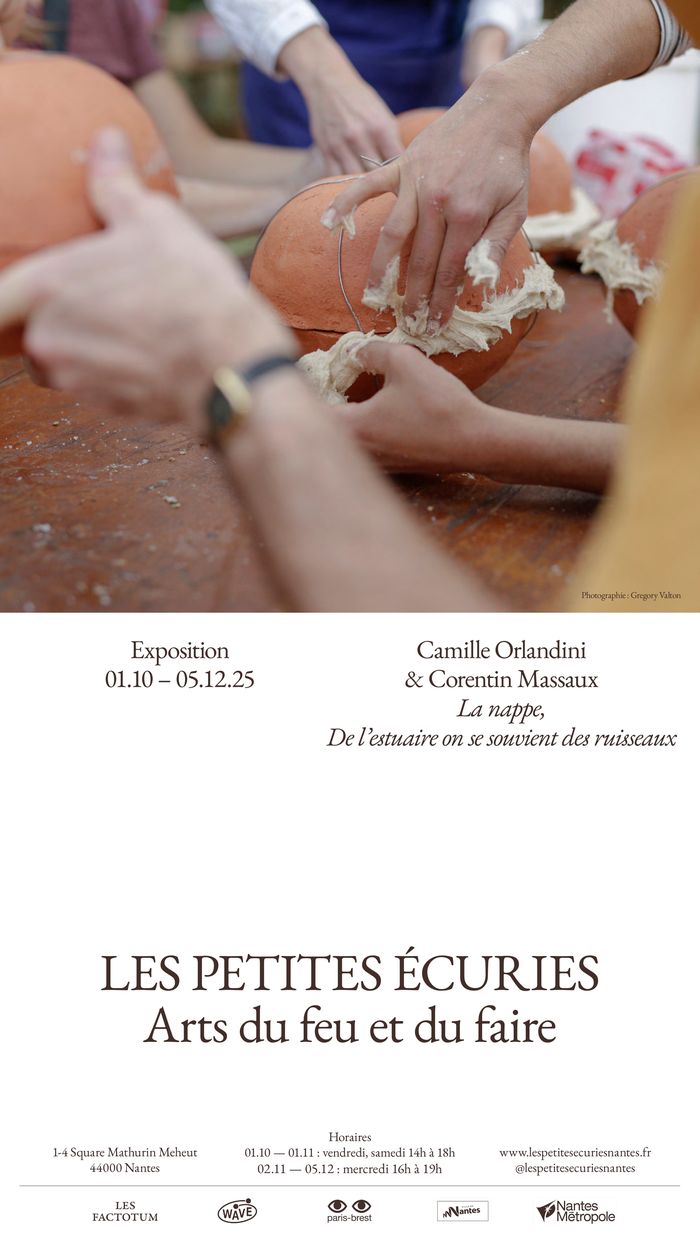 Exposition « La Nappe, De l'estuaire on se souvient des ruisseaux » de Camille Orlandini et Corentin Massaux
