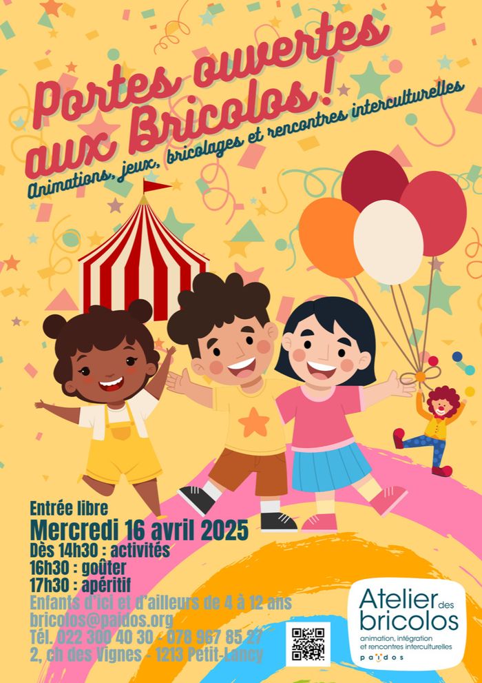 L'Atelier des Bricolos ouvre ses portes le mercredi après-midi 16 avril !