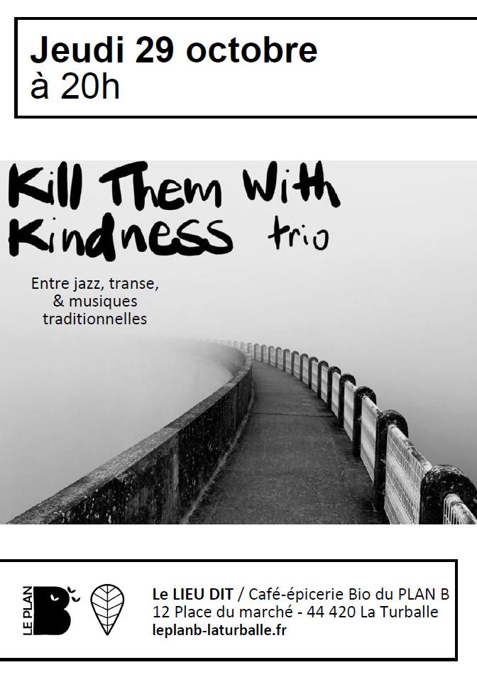 Affiche, Concert : Kill Them With Kindness