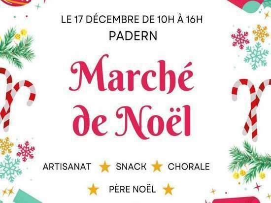 Marché - Chorale et visite du Père Noël