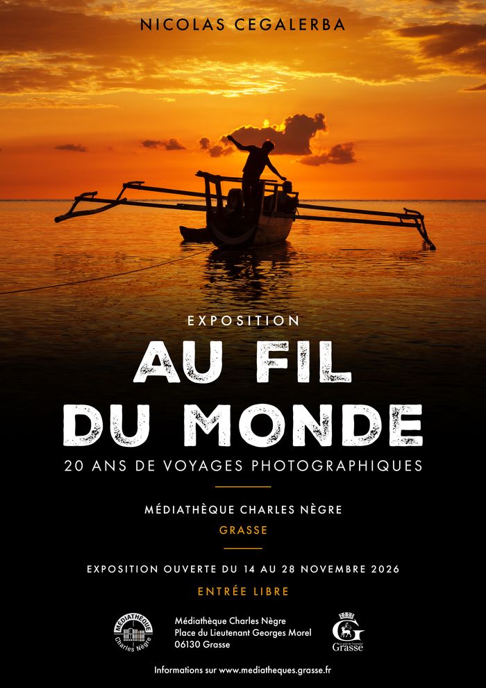 Affiche — Échanges bord de scène - L'Atelier NJ Photo Grasse avec le photographe Nicolas CEGALERBA