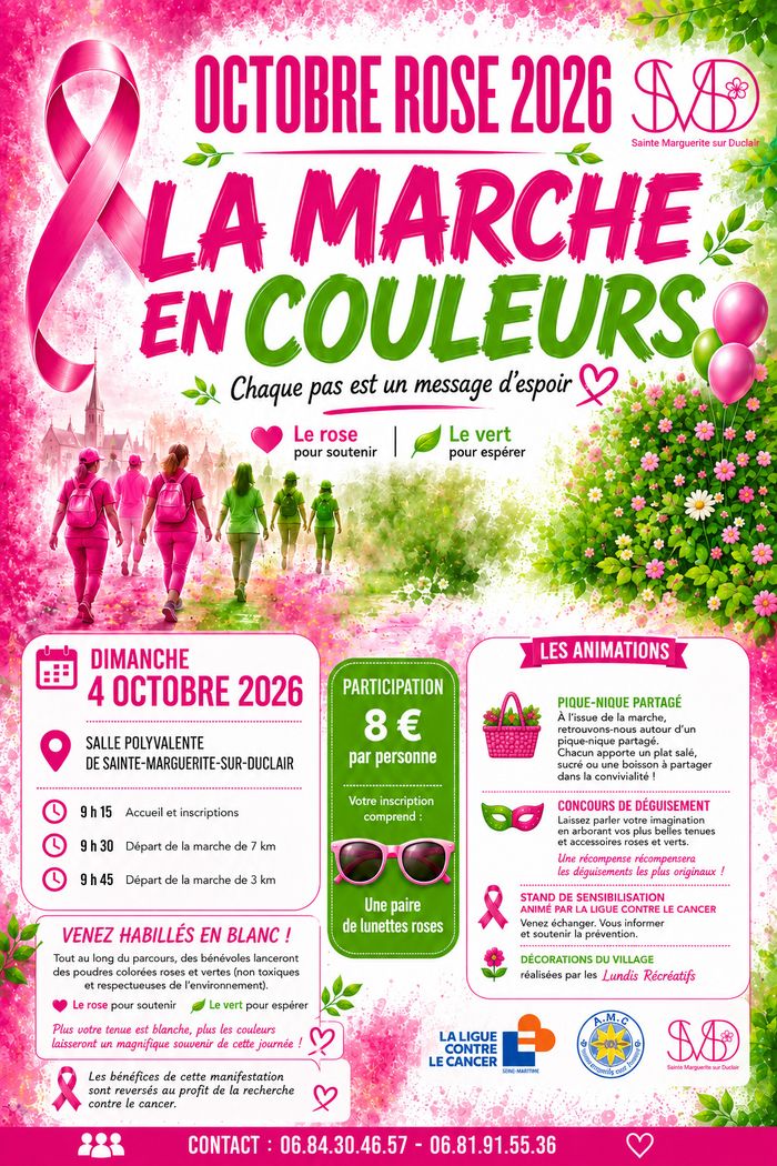 La marche en couleurs