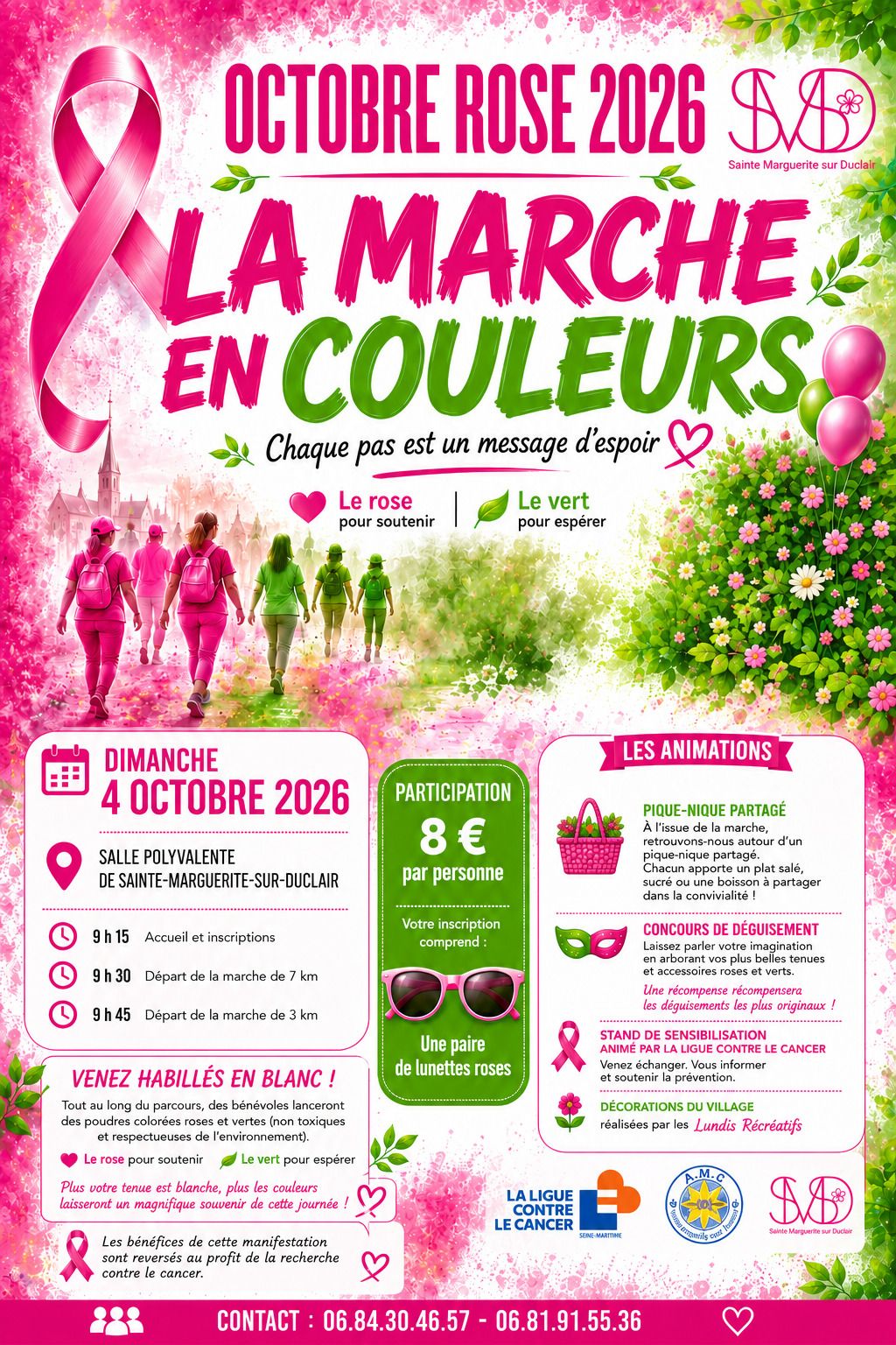 La marche en couleurs