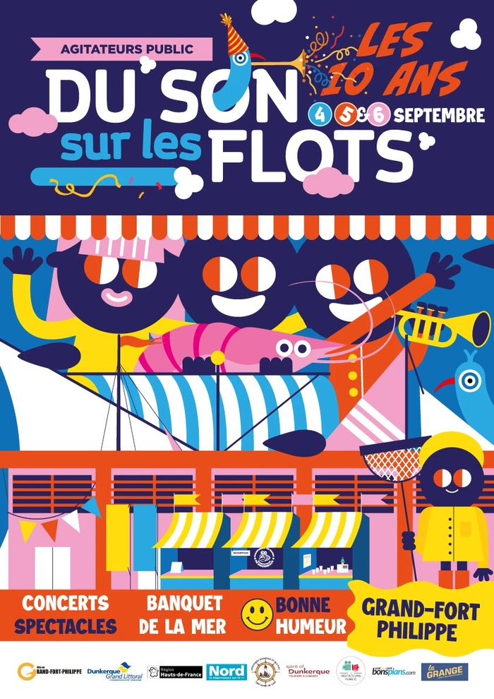 Affiche, Du Son sur les flots - Le mange-bal