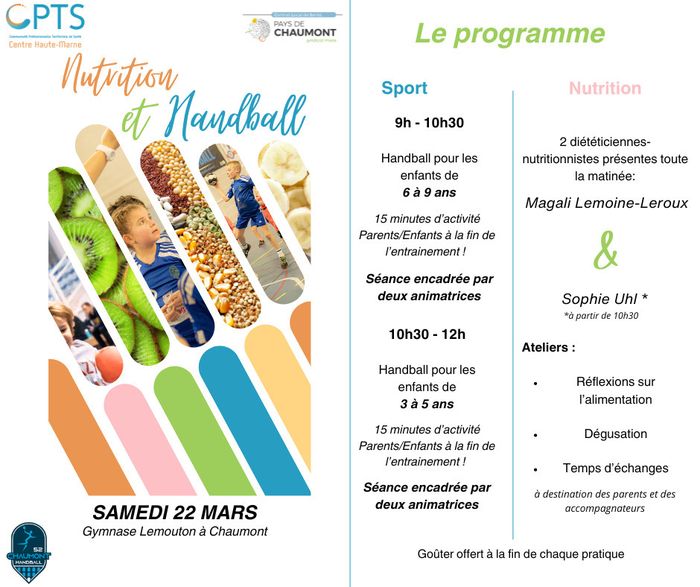 Nutrition et Handball